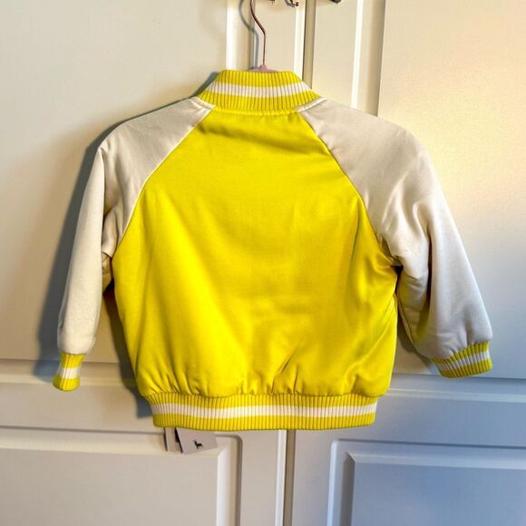 NWT Stella  McCartney Kids Reversible Butterfly Bomber Jacket.  Size 2 - Picture 6 of 15